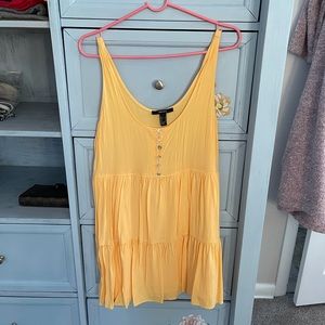 Forever 21 yellow tunic dress